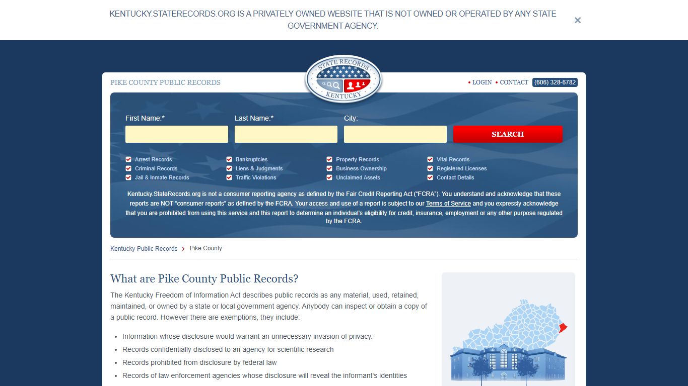 Pike County Arrest, Court, and Public Records | StateRecords.org
